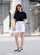Жіночі шорти Staff white oversize XS - изображение 1