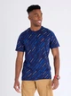 Футболка хлопковая длинная мужская U.S. Polo Assn 11T0076-2X00A(Classic Navy) M Синяя с принтом (786662476949) - изображение 1
