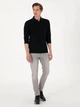 Поло длинное мужское Pierre Cardin G021SZ082-000-2314481(Siyah) XL Черное (8683859229840) - изображение 3