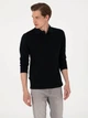 Поло длинное мужское Pierre Cardin G021SZ082-000-2314481(Siyah) XL Черное (8683859229840) - изображение 4