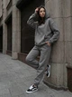 Жіночий спортивний костюм Staff nex gray oversize fleece S - зображення 3