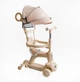 Самокат Maraton Smart Baby 4в1 трансформер с козырьком розовый (SMR669PN) - изображение 1