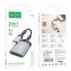 Адаптер переходник Hoco UA25 2-in-1 card reader iP/OTG Lightning для телефона - SD/TF совместим iPhone и iPad 480Mbps/2TB Серый - изображение 1