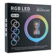 Лампа RGB Crystal 3D-26 26cm Колір Прозорий - изображение 8