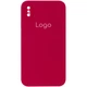Чохол Silicone Case Square Full Camera для iPhone Xs Max 37.Rose Red - изображение 1