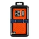 Чохол Premium Kajsa Briquette Collection Rhombus with MagSafe для iPhone 17 Pro Orange Plus B-Ring - зображення 3