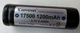 Аккумулятор KEEPPOWER 17500 1200 mAh защищенный 3.7В - изображение 1