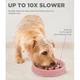Посуда для собак Outward Hound Миска-лабиринт Fun Feeder волна XS розовая (0700603697545) - изображение 6