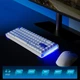 Геймерська магнітна клавіатура DAREU COOL68 White-blue Дротова, RGB Підсвічування, lightbox, 68 keys, 8000Hz/s., Switch 0.1mm. Rapid Trigger UA + ENG - изображение 15