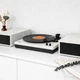 Вініловий програвач Fenton TT Classic Marble з Bluetooth з колонками 50 Вт (колонки в комплекті) без кришки - зображення 1