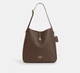 Женская сумка на плечо COACH Hadley Large Shoulder Bag Gold/Dark Stone CCD65 (131224) - изображение 1