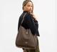 Женская сумка на плечо COACH Hadley Large Shoulder Bag Gold/Dark Stone CCD65 (131224) - изображение 2