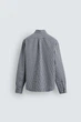 Сорочка Zara оксфорд сірий 0975/495/043 L - изображение 7