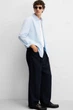 Сорочка Zara оксфорд блакитний 1063/417/403 M - изображение 6