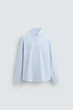 Сорочка Zara оксфорд блакитний 1063/417/403 M - изображение 7