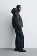 Куртка Zara водовідштовхувальна чорний 3046/402/800 M - изображение 5