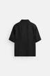 Сорочка Zara зі 100% льону чорний 1618/310/800 XL - зображення 8