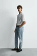 Джинси ZARA Slim Tapered Fit синій 4060/303/406 30 - изображение 5