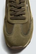 Кросівки Zara замшеві хакі 2354/620/512 43 - изображение 6