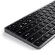 Клавіатура бездротова Satechi Slim X1 Space Grey Bluetooth US ANSI (ST-BTSX2S) - зображення 5