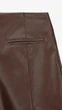 Шорты экокожа однотонные женские GENUA 262 L Коричневый shop (2000999479021) - изображение 2