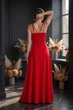 Нарядное красное платье FirstWoman S красный 43406360 - изображение 4