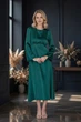 Изумрудное платье миди FashionYouWant L изумрудный 43446470 - изображение 7
