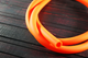 Кальянный шланг Soft Touch Orange Софт Тач 150 см универсальный силиконовый матовый ярко оранжевого цвета - изображение 3