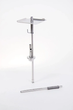 Шахта для кальяну Trumpet Hookah T-Combi дизайнерський Трампет Хука Т Комбі 49 см нержавіюча сталь та поліацеталь на ущільнювачі з дифузором - зображення 9
