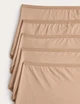 Набір трусиків з мікрофібри Marks&Spencer модель Full briefs 22(50) 5 шт rose quartz 0214 - зображення 4