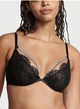 Комплект Victoria's Secret Very Sexy Unlined Lace Shine Strap (Бюстгальтер+трусики)Чорний 34C-M - зображення 2