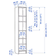 Книжкова шафа BILLY IKEA 604.773.82 дуб - зображення 5