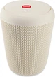 Kosz na śmieci Curver Knit 7 l Kremowy 235057 (3253920777003) - obraz 1