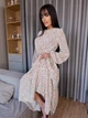 Женское платье свободного кроя молочное 48-50 р5041.М486 - изображение 4