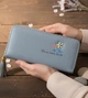 Кошелек No brand 462 женский голубой - изображение 4