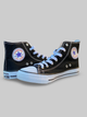 Мужские кеды высокие с вышивкой Converse черные 41 - изображение 1