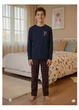 Піжама (лонгслів і штани) для хлопчика Pepperts LIDL 457112 134-140 см (8-10 years) темно-синій - зображення 2