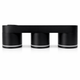 Світильник точковий поворотний Berger 3037-DL-3 Black GX53 max 3x13 Вт - зображення 2