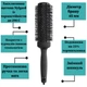 Подовжений брашинг Olivia Garden Blowout Speed Wavy Black Label 45 мм. - зображення 2