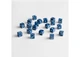 Набор кубиков Full Pack of D6s: Cobalt&White (20 шт.) (S20604) - изображение 3