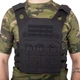 Жилет тактичний плитоноска MOLLE А54 JPC чорний військовий армійський - зображення 3