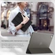 Чехол EasyAcc для iPad Pro 13 M4 (2024) ультратонкий полупрозрачный матовый защитный чехол с задней крышкой черный - изображение 4