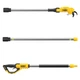 Ножиці садові - секатор зі штангою DeWALT, 18В XR Li-lon, довжина інструменту до 3-х метрів, діаметр різу гілок до 38 мм, вес без - зображення 3