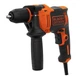 Дриль мережевий BLACK+DECKER, ударний, 710 Вт, 0-2800 об/хв, 47600 уд/хв, патрон 13 мм швидкозатискний, кількість швидкостей - 1, - изображение 2