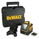 Рівень лазерний лінійний DeWALT, 3 батарейки тип АА, червоний промінь, вага 0.65 кг, валіза (DW0811) - изображение 2