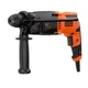 Перфоратор мережевий BLACK+DECKER, SDS-Plus, 650 Вт, 1.6 Дж, 0-5500 уд/хв, 0-1600 об/хв, два бури SDS-Plus (6 і 7 мм), 13 мм - зображення 2