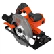 Пила дискова мережева BLACK+DECKER, 1500 Вт, діаметр диска 190x16 мм, 5500 об/хв, вага 3.9 кг (CS1550) - зображення 1