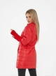 Женская демисезонная куртка удлиненная KHAN 02052 50 Красный (KH - 02052/5 E ) - изображение 6