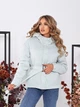 Женская демисезонная куртка с капюшоном KHAN 0332 48 Белый (KH - 0332/5 C ) - изображение 6