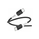 Кабель HOCO X82 Type-C to Type-C 60W silicone charging data cable чорний - зображення 1